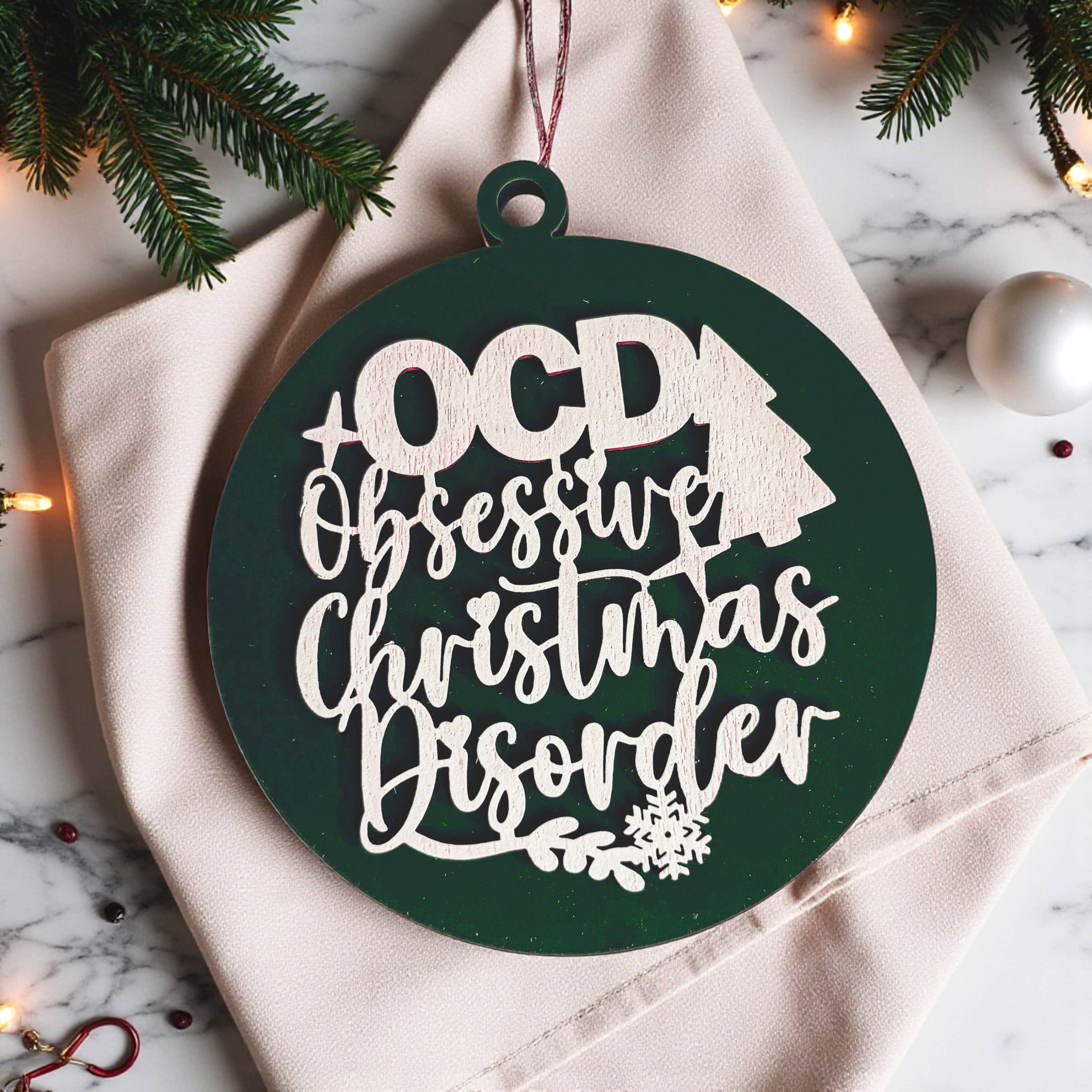 Gia Roma - Wholesale Ornament - Hanging Christmas Decor + Handmade Wooden Ornament Funny186