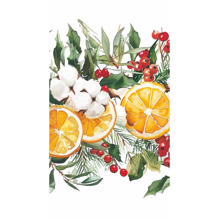 SERVIETTE INVITÉ - ORANGES D'HIVER PAR AMBIENTE pour la vente par Paperproducts Design • Ambiente