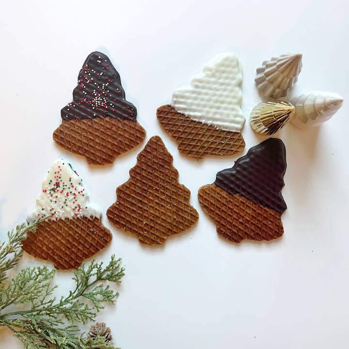Lancaster Stroopie Co. - Wholesale Cookie - Christmas Tree-Shaped Stroopwafels