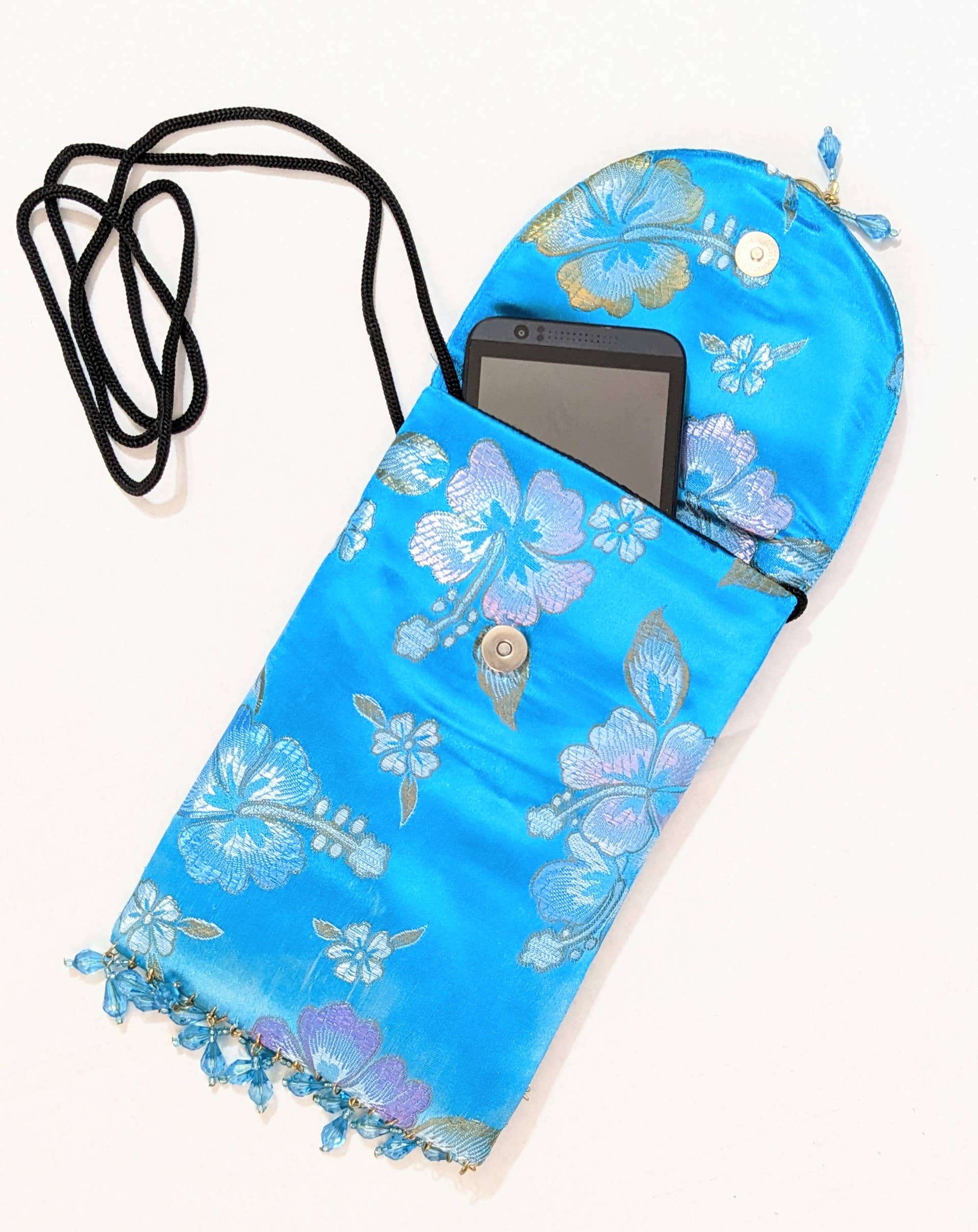 Fiona Accessories - Wholesale Crossbody Bag - Women's - Crossbody Bag Chinese Brocade Beaded Tassel Multi3