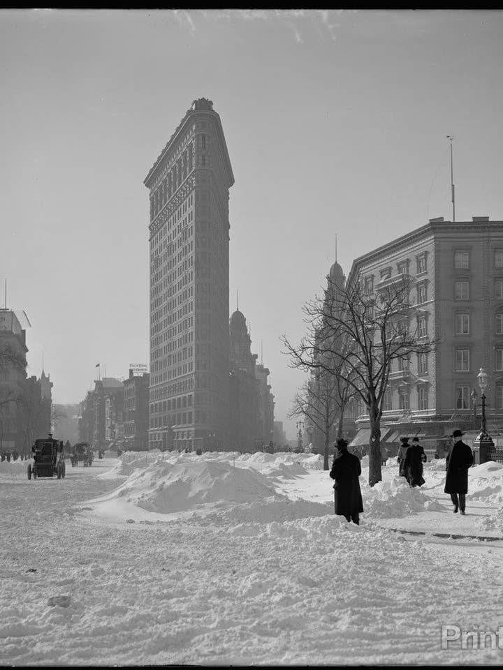 Flatiron Building, After Snow Storm for wholesale by Print Collection