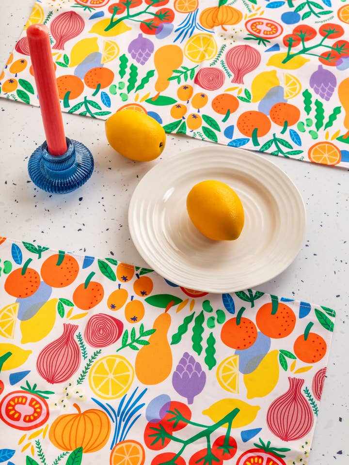 Placemats Tomato Salad for wholesale by Teresa Rego