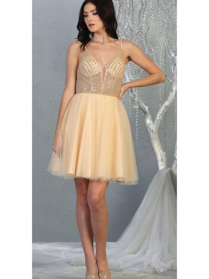 LA Merchandise – wholesale Dress – Women's – Graduation Embellished Dress -LA1800