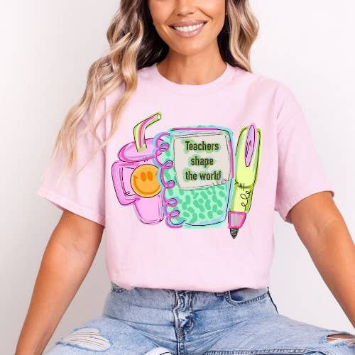 T-shirt "Les enseignants façonnent le monde" pour la vente par Madison Avenue