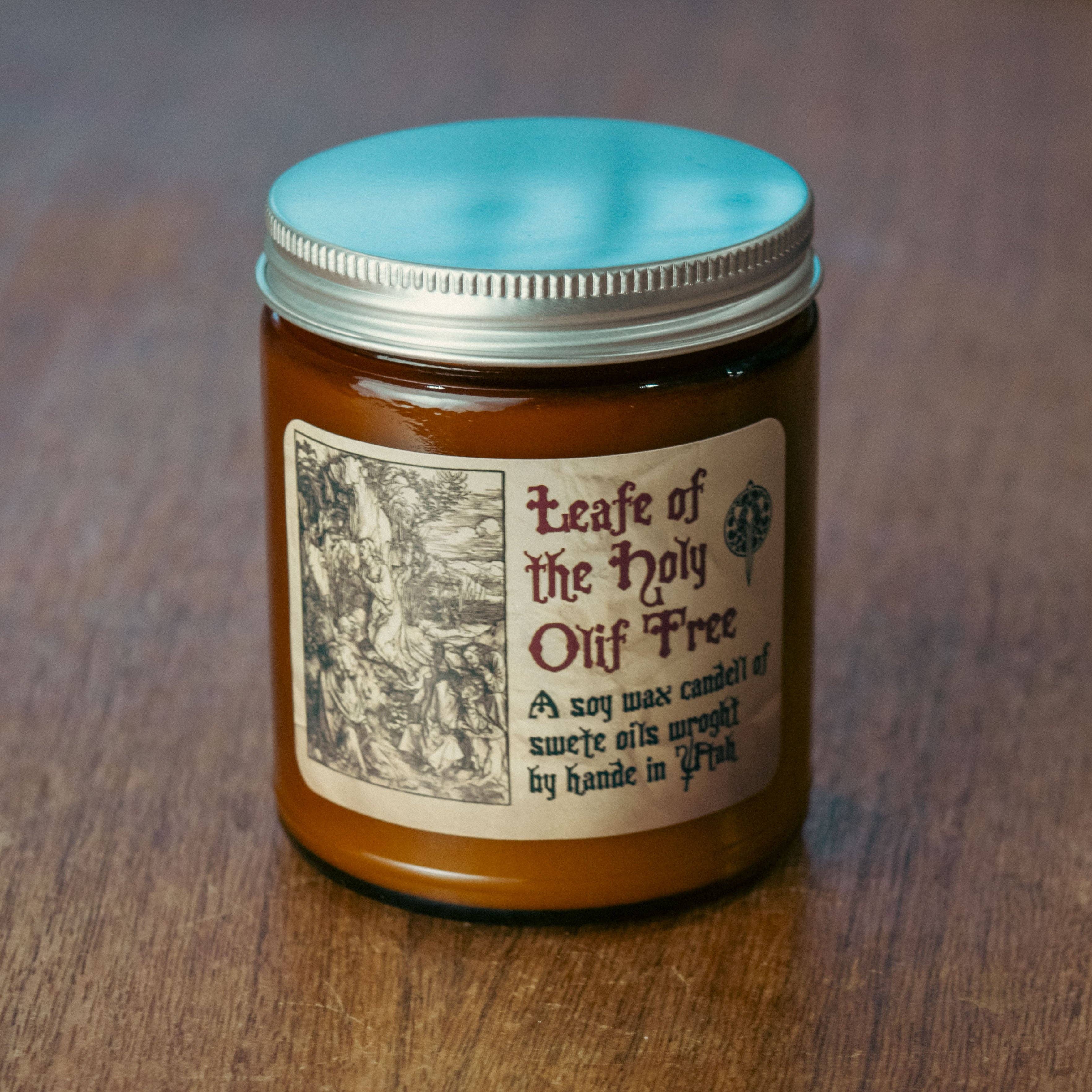 We Geek Together - Wholesale Pot/gevulde kaars - Blad van de Heilige Olijfboom Kaars1