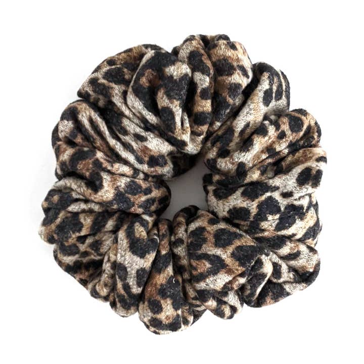 Übergroßer Haargummi mit Leopardenmuster | Riese, Animal-Print, XXL für den Großhandel von Kokoro