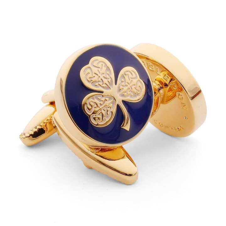 The Shamrock Gold Cufflink for wholesale on Faire0