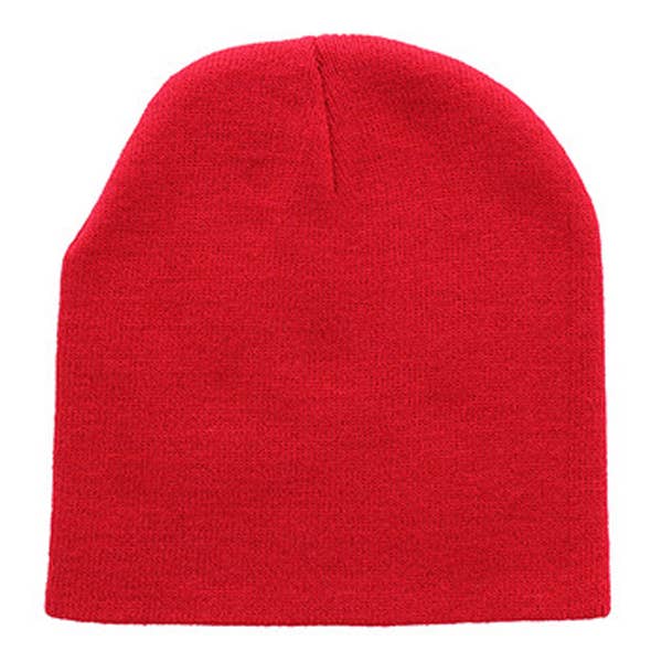 S & J Gift Inc - Vendita all'ingrosso Berretto - Donna - BERRETTO CORTO SEMPLICE 8" - CAPPELLO CLASSICO IN MAGLIA ACRILICA | TAGLIA UNICA1