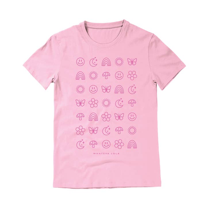 Favorite Things Pink Tee for wholesale by Whateva Lola
