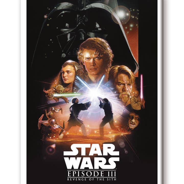 Great Stuff Novelties (GSN) by NMR Brands - Wholesale Magnet - Star Wars - Ep 3 Poster Flat Magnet (2.5" x 3.5")