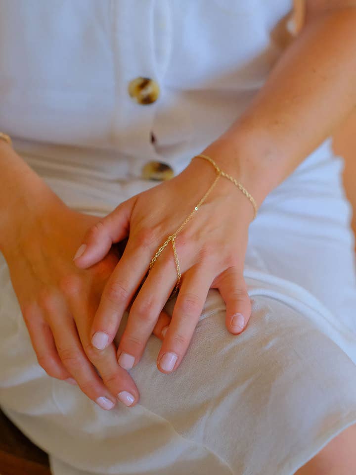 handketting met getextureerde kettingen voor wholesale door Jovial Art