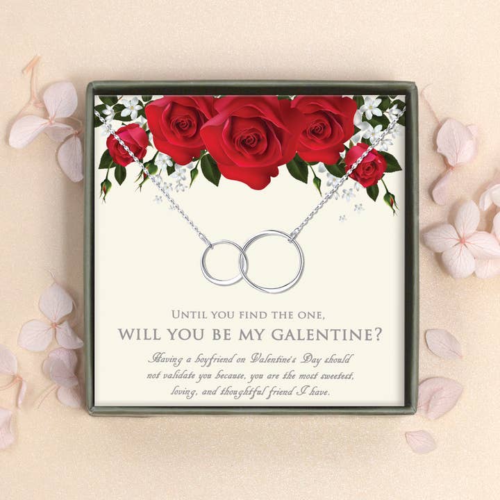 Will You Be My Galentine? - Velentine's Day Jewelry Gift for wholesale by Anavia