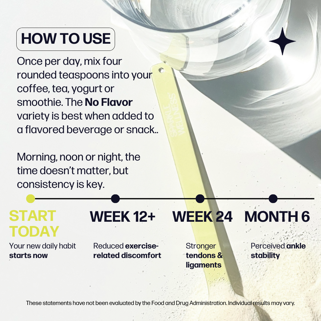 Sparkle Wellness - Wholesale Oral Supplement/Vitamin - Joint Boost Collagen Powder (No Flavor) [30-serves]5