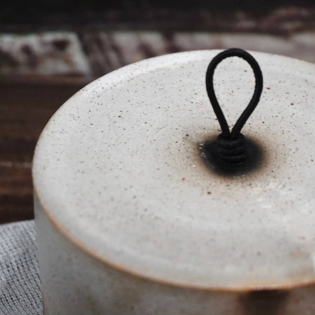 Ana Miranda Ceramics - Wholesale Butter Dish - Sand Butter dish6