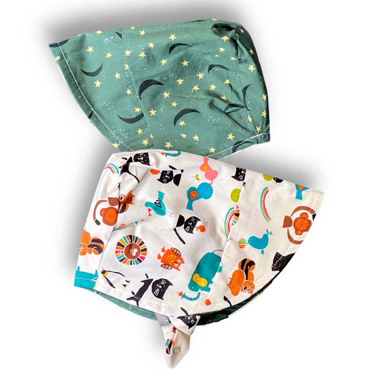 Bonnet in Kids Kitsch for wholesale by Urban Baby Bonnets