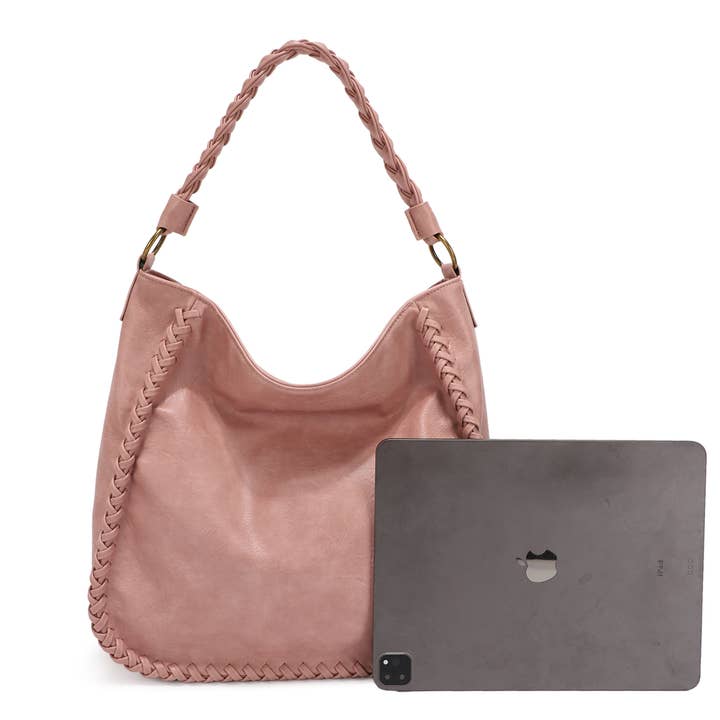 KAYLA+AVA – wholesale Axelremsväska – Dam – DEANA HOBO MED FLÄTAD HANDTAG OCH PISKSTYGN8