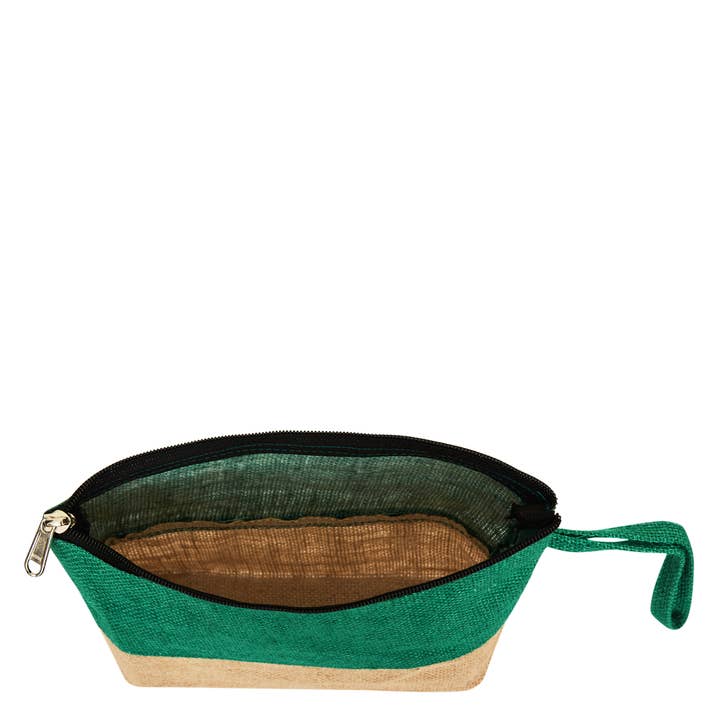 ecojutebags - Wholesale Make-up/cosmetic bag - Pack of 4 Jute Travel Pouches – Burlap Cosmetic Zipper Bags25