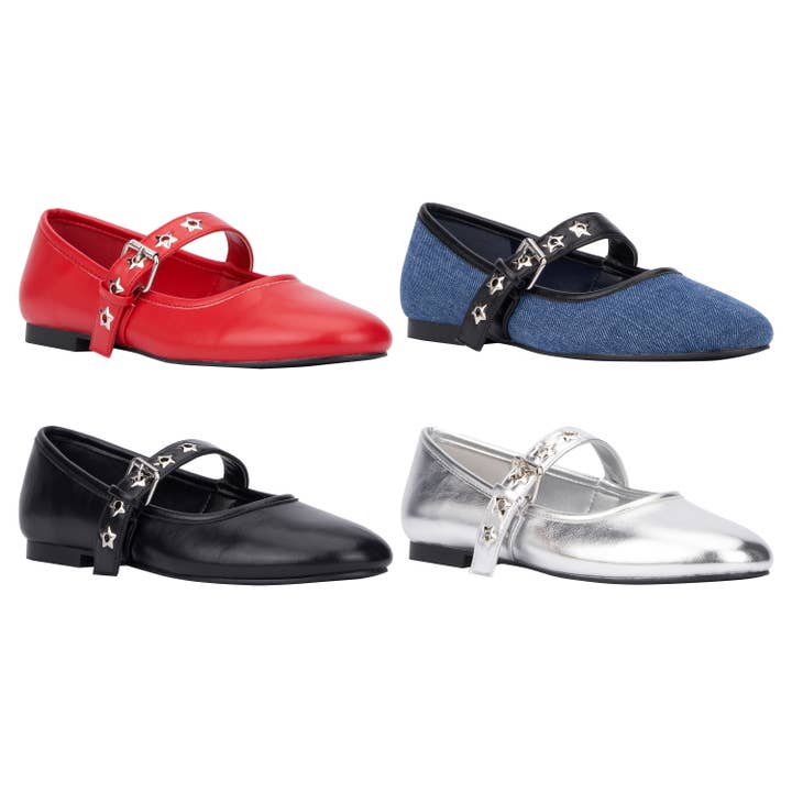 Olivia Miller Women's Element Maryjane Flats for wholesale by S3 Holding