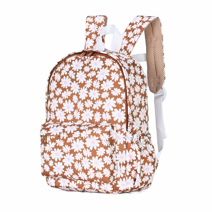 Bloom Tan Mini Daycare/Toddler Backpack for wholesale by Kinnder
