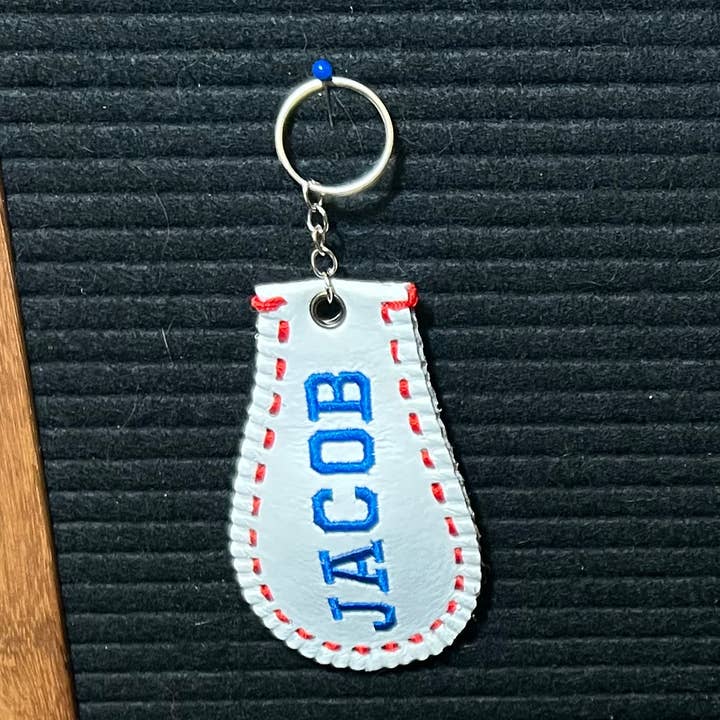 Custom Embroidered Baseball keychain for wholesale by Dream It Custom