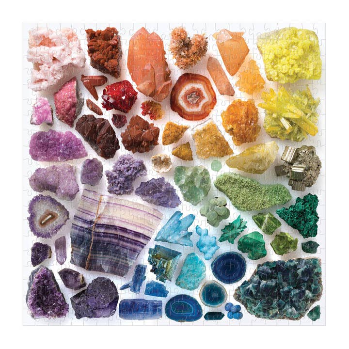 Chronicle Books - Wholesale Puzzle - Adult - Rainbow Crystals 500 Piece Puzzle