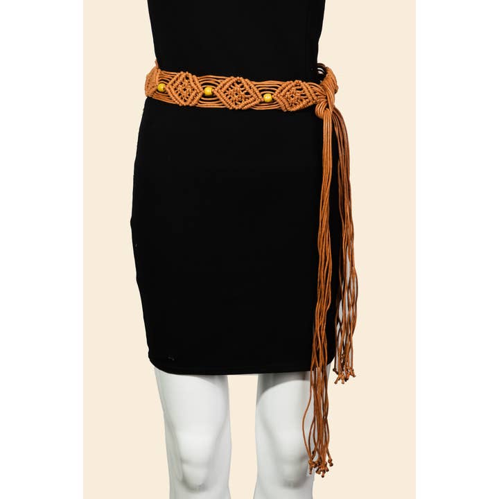 Boho Pattern Braided Belt for wholesale by Anarchy Street