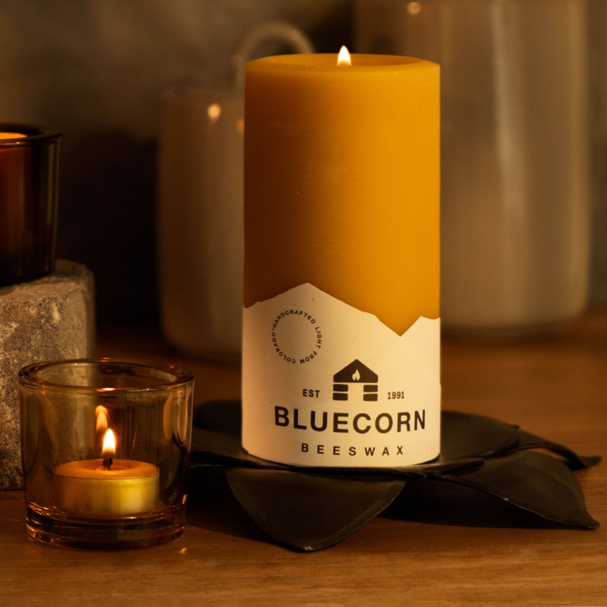 Bluecorn Candles – Velas aromáticas por atacado – Velas de Chá em Cera de Abelha Pura – Artesanais do Colorado16
