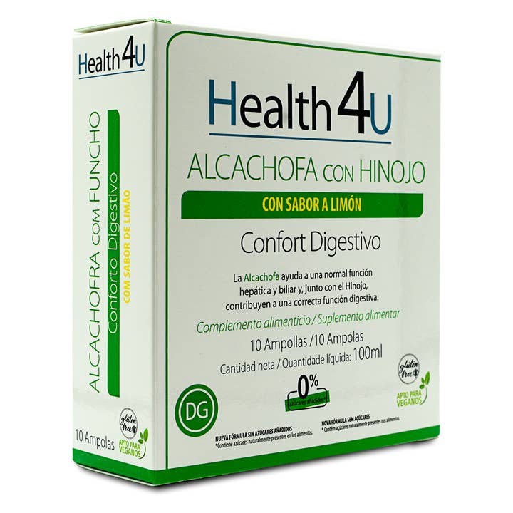 Pridahofarma - Venta al por mayor Suplementos/vitaminas para beber - H4U Alcachofa con Hinojo 10 ampollas