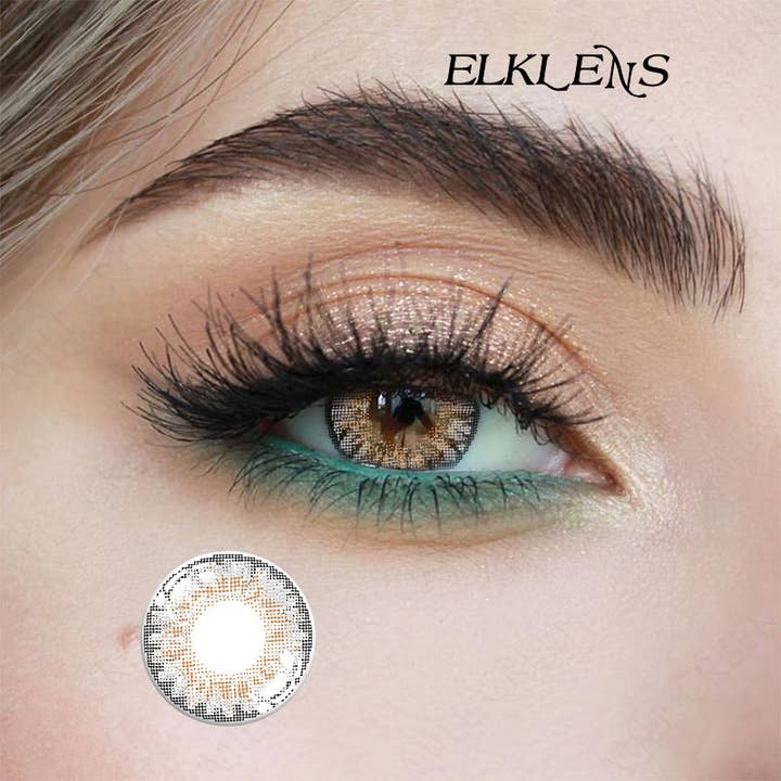 ELKLENS - Wholesale Contact Lenses - ELKLENS Exquisite Grey and Yellow Contact Lenses