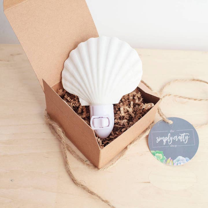 Veilleuse à coquille Saint-Jacques pour la vente par The Simply Crafty Shop