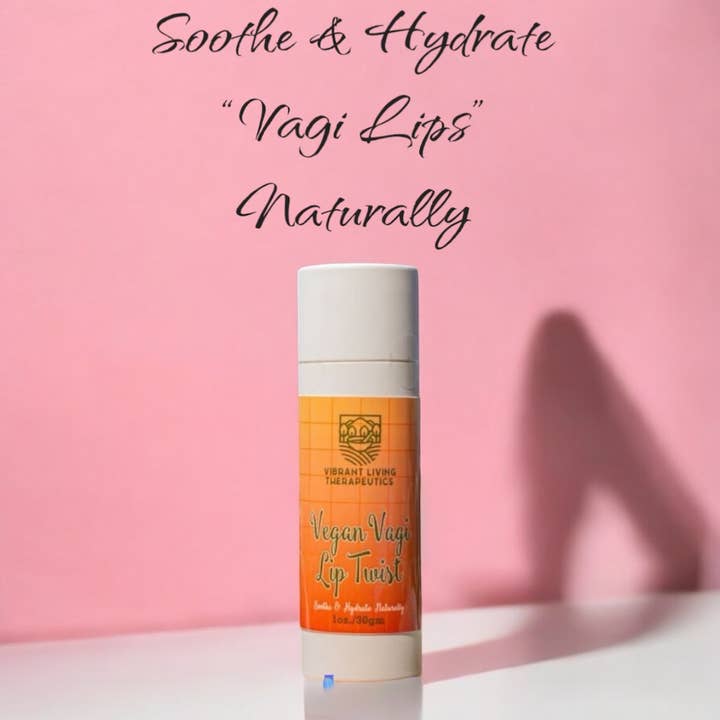 Vibrant Living Therapeutics -Body Care for Menopause - Wholesale Personal Lubricant - Vegan Vagi LipTwist-Plant-Based Balm for Vaginal Dryness2