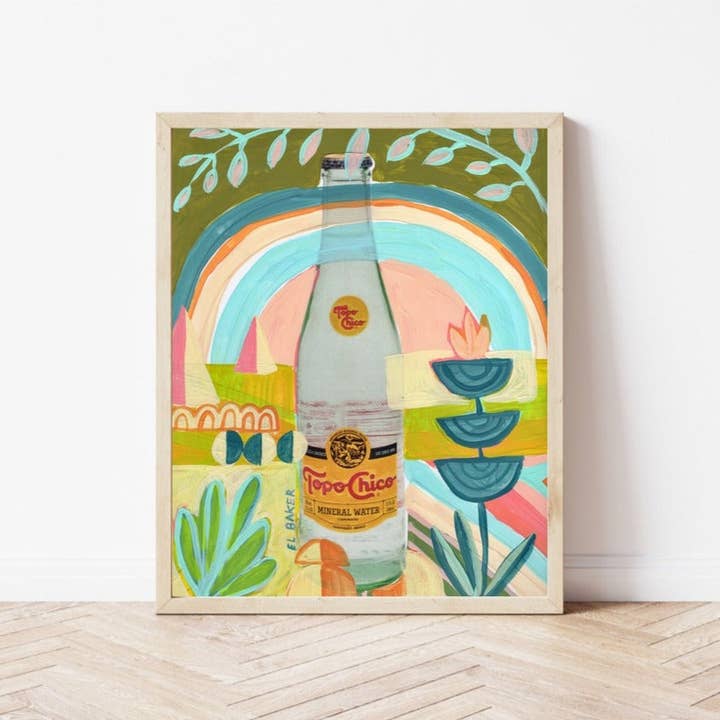 El Baker Art - Wholesale Art Print - Topo Chico Print