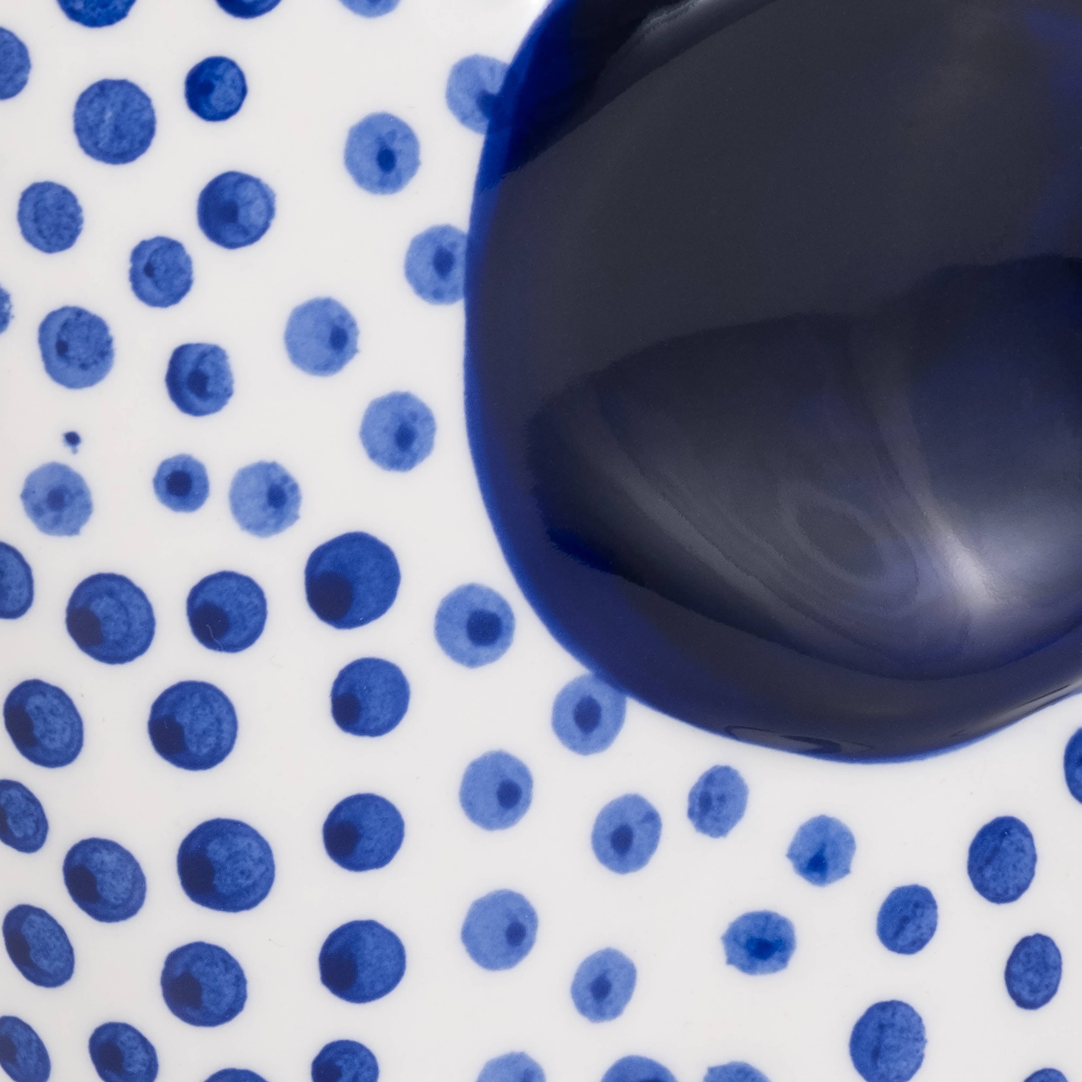 Sagebrook Home - Wholesale Decorative Figurine - Blue/White 8x4 in. Stoneware Hand-Stamped Trunk Up Elephant7