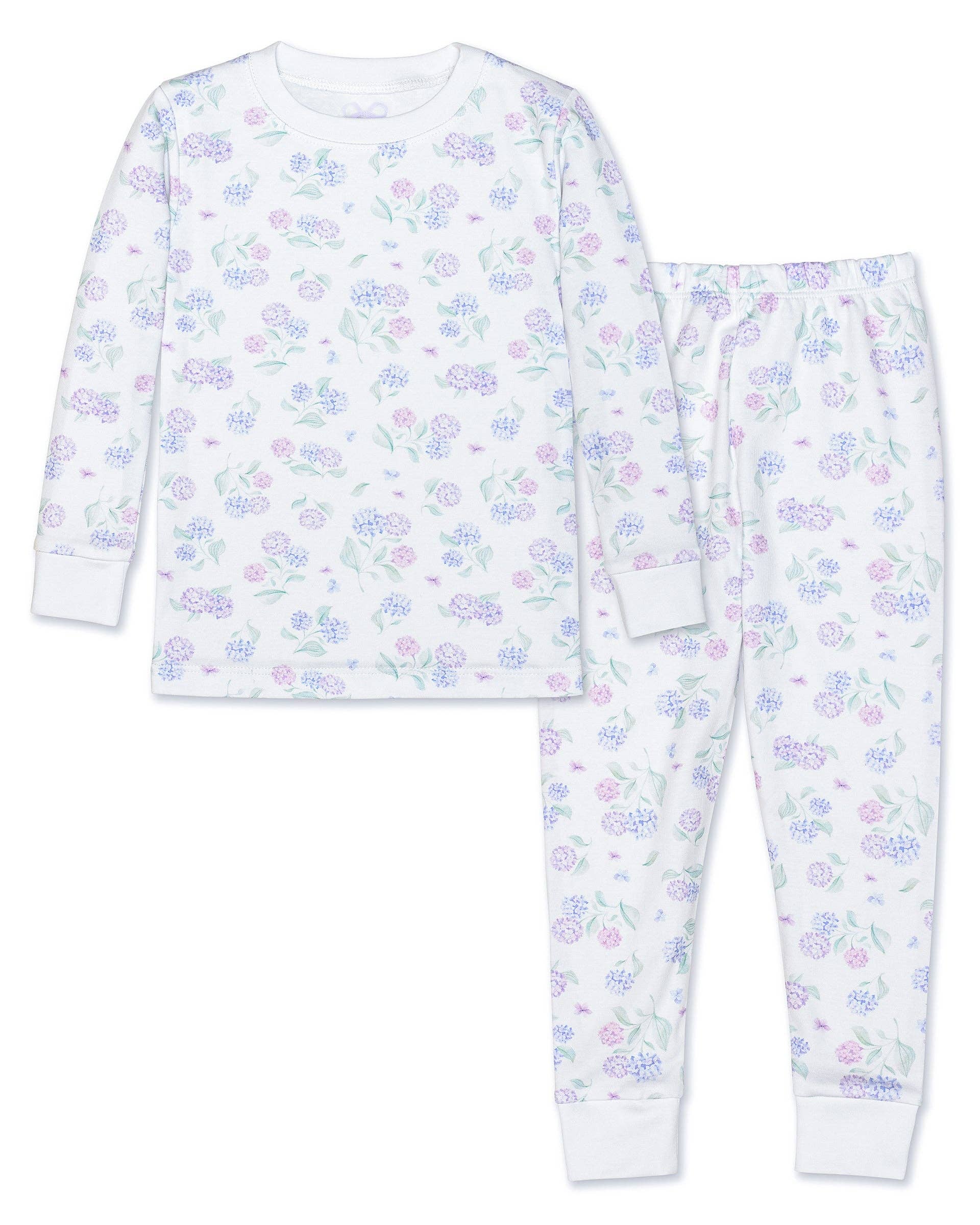 Lavender Bow - Wholesale Sleepwear Set - Kids - Hydrangea Pajama Set0