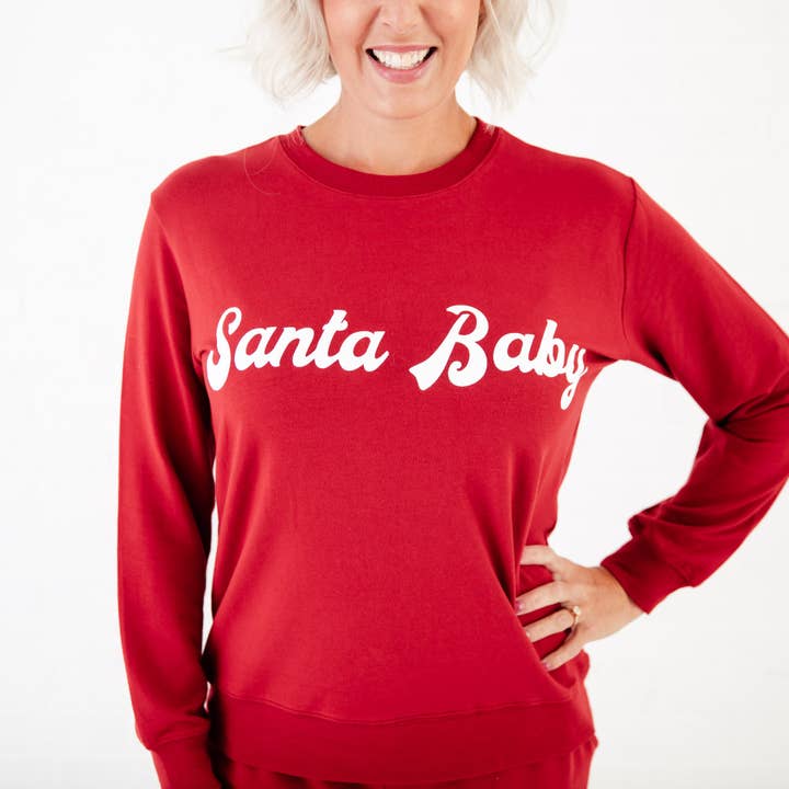 Dreamiere - Wholesale Lounge Set - Women's - Santa Baby Bamboo Blend Jogger Set - Women's