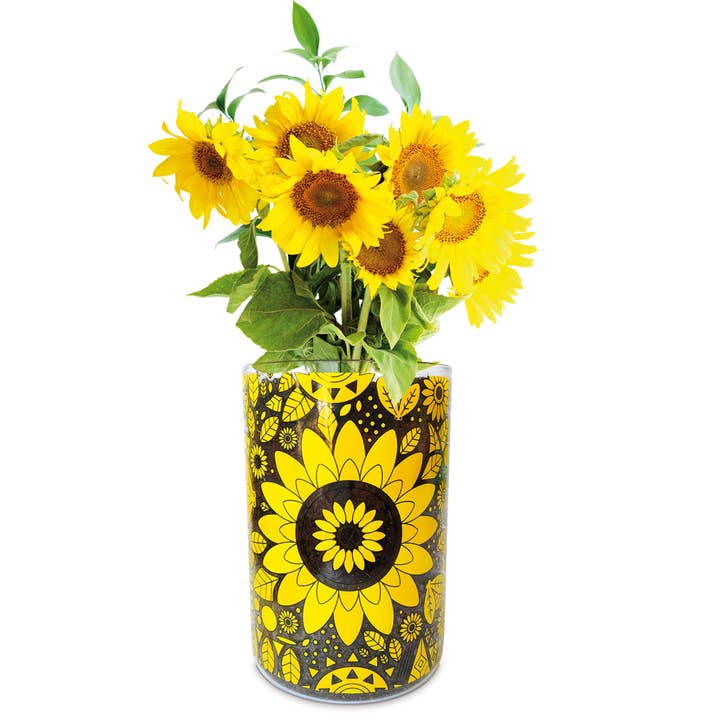 UD - SUNFLOWER GLASS TUBE for wholesale by Garden Pocket