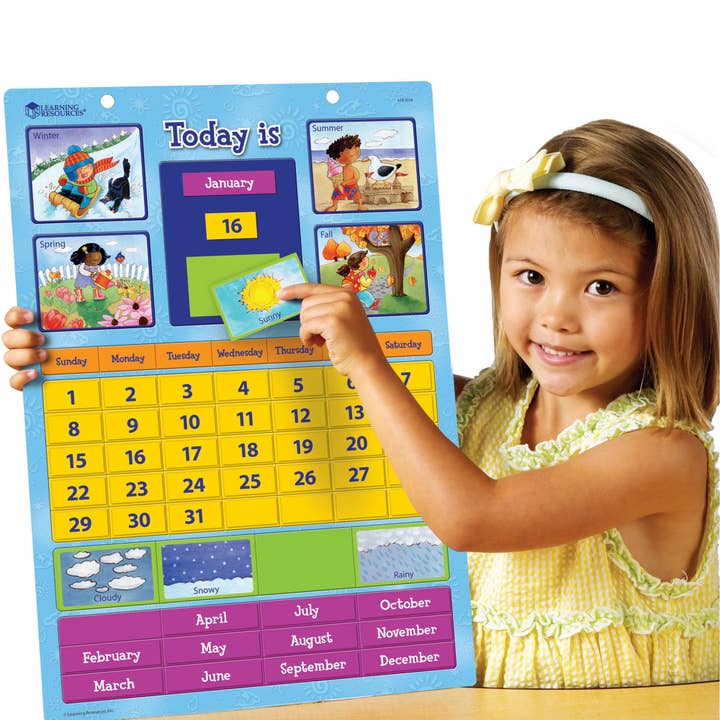 Learning Resources - Wholesale Toy Set - Kids - Magnetic Learning Calendar