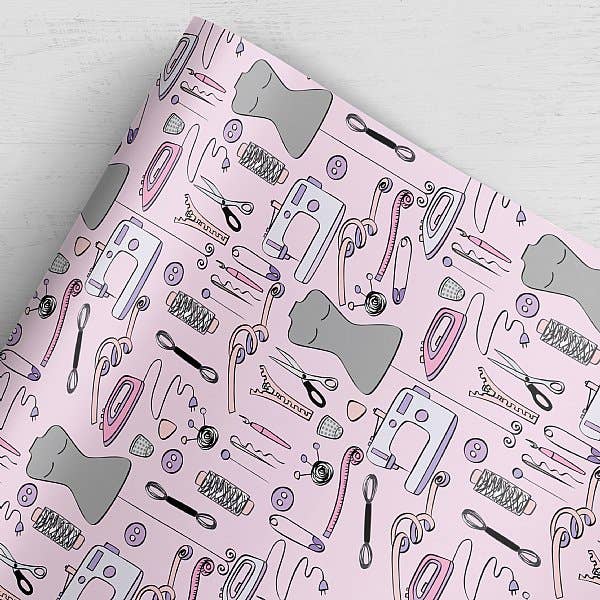 Sew Fabulous Gift Wrap for wholesale by Loralee Lewis