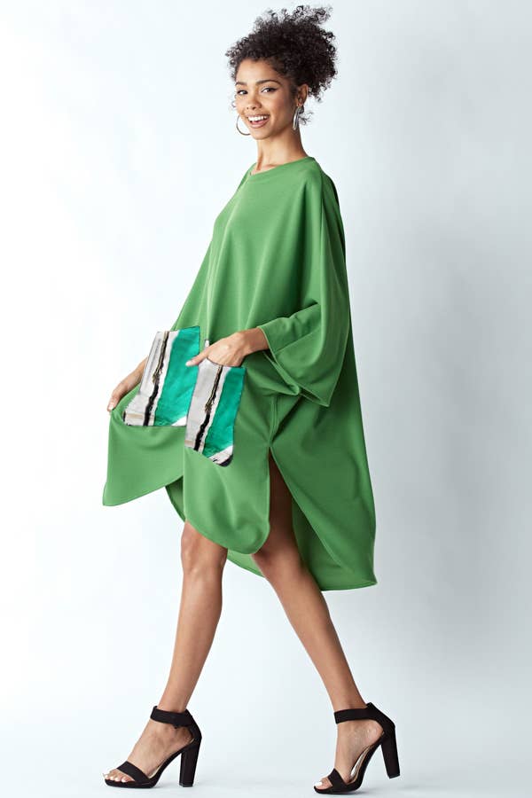 QMP Moda - Wholesale Tunic - Women's - PLUS SIZE - LOOSE FIT TOP WITH COLOR POCKETS 3