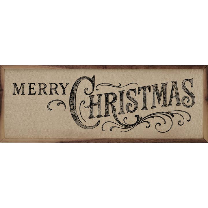 Merry Christmas Ornate-White for wholesale by Kendrick Home