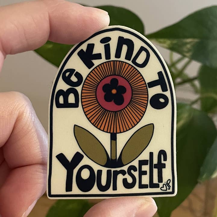 Vinyl Sticker-Be Kind To Yourself for wholesale by With Love Jessi P