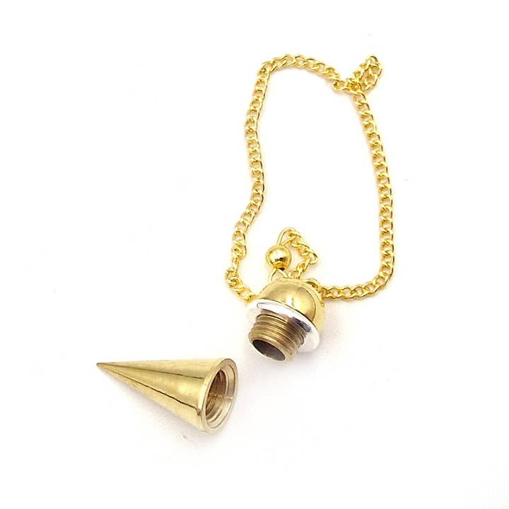 Shamans Crystal - Wholesale Meditation Supplies - Brass Pendulums, Brass Dowsing Pendulums with Gift Pouch32