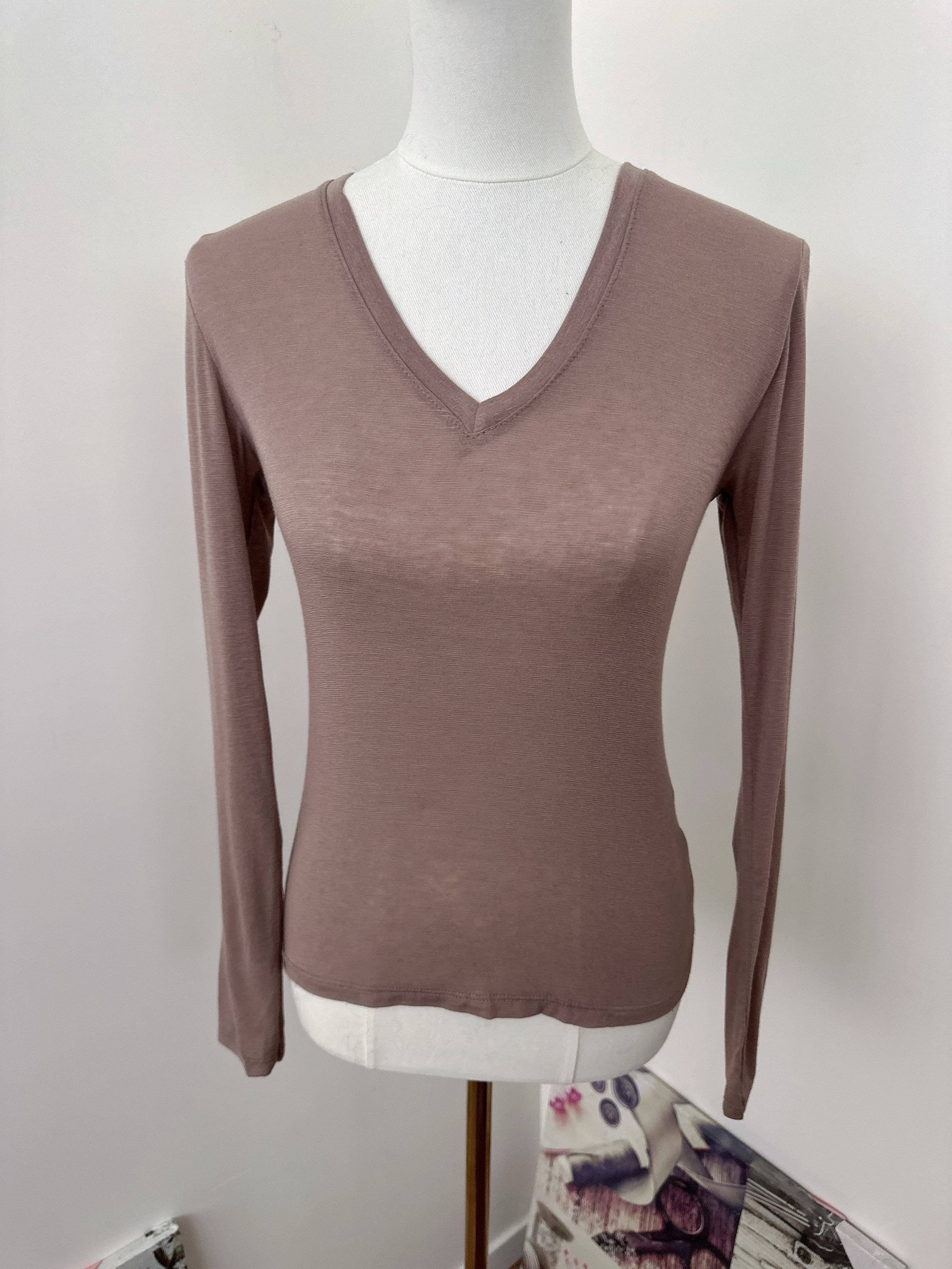 Orice - Wholesale T-Shirt - Women's - Long-sleeve V-neck T-shirt - Orice13