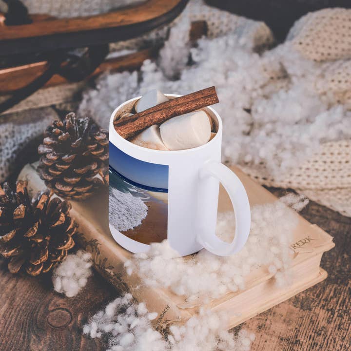 3dRose - Wholesale Coffee Mug - 3dRose, Nobbys Beach, Newcastle, New South Wales, Australia - AU01 DWA4583 - David Wall, Mug11