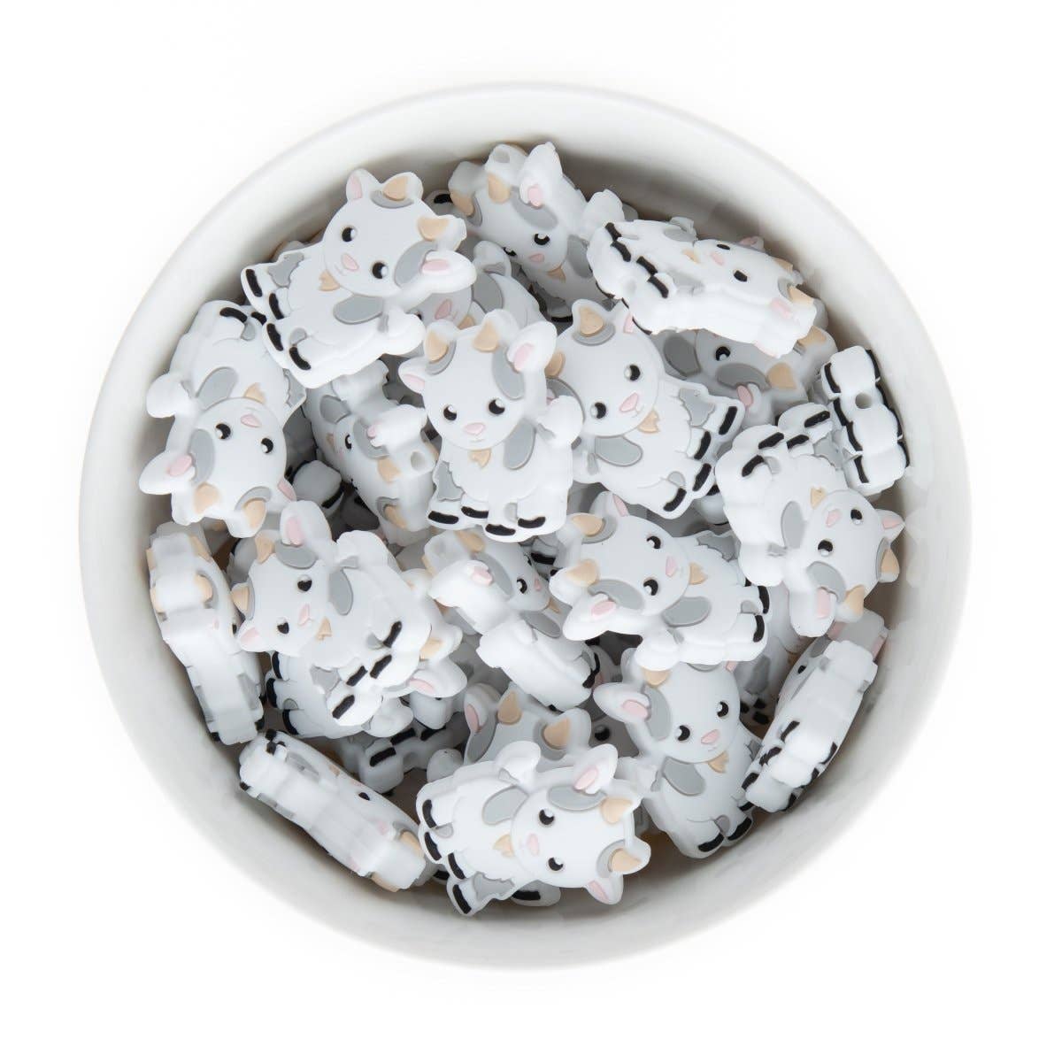 Cara & Co Silicone Craft Supply - Wholesale Craft Supplies - Goat Silicone Focal Beads2
