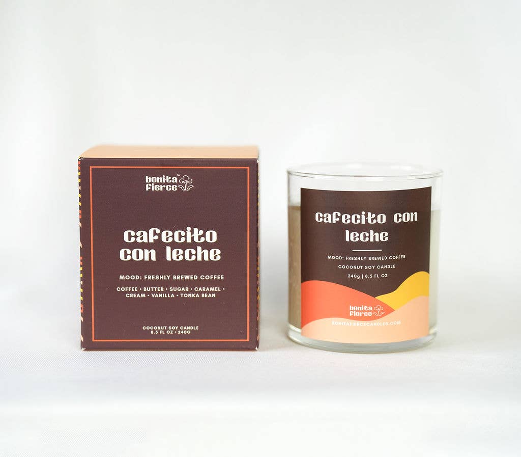 Bonita Fierce Candles - Wholesale Jar/Filled Candle - Cafecito Con Leche Candle | Coffee & Milk Candle6