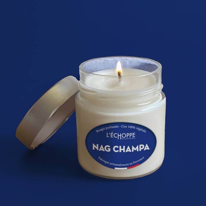 L'Échoppe Buissonnière - Wholesale Jar/Filled Candle - Nag Champa - Scented candle 180g