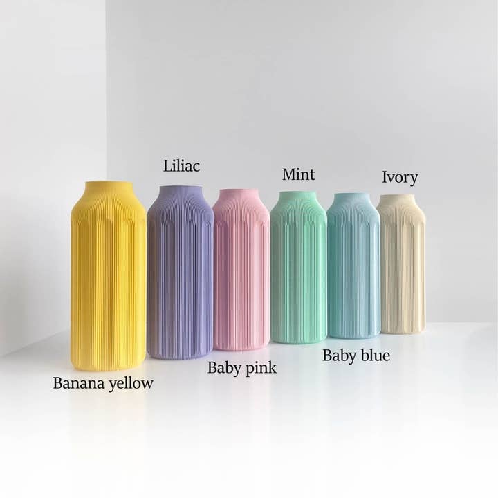 Grof Amsterdam - Wholesale Vase - Lunga Big - 3D printed vase for dried flowers3