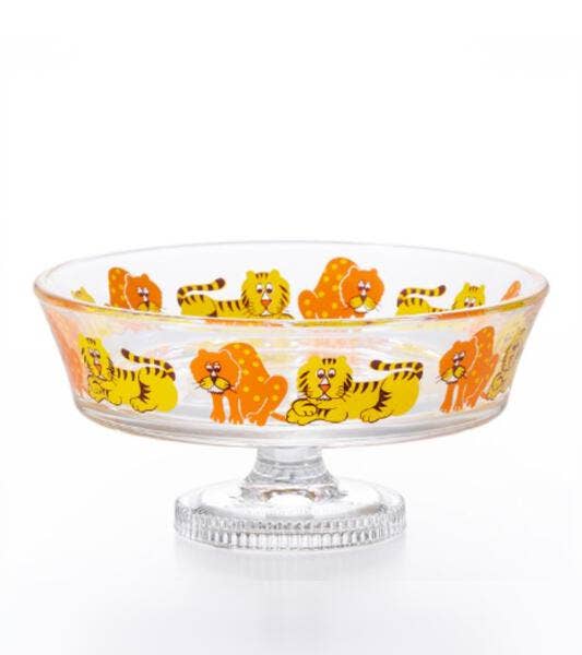 ADERIA - Wholesale Serve Bowl - ADERIA Retro | Footed Serving Bowl | 7 Pattern Options7