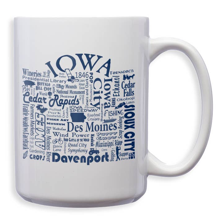 The Buffalo Works - Wholesale Coffee Mug - Iowa Destination Mug - Where Life Takes You